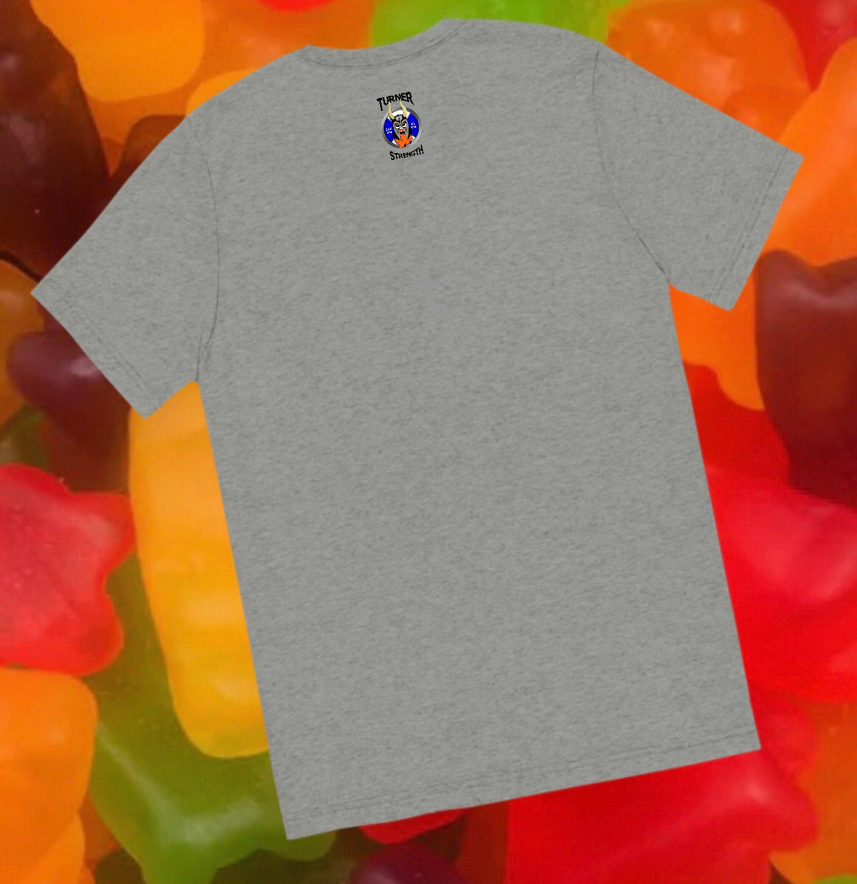 Squat Booty Grey Short Sleeve T-Shirt