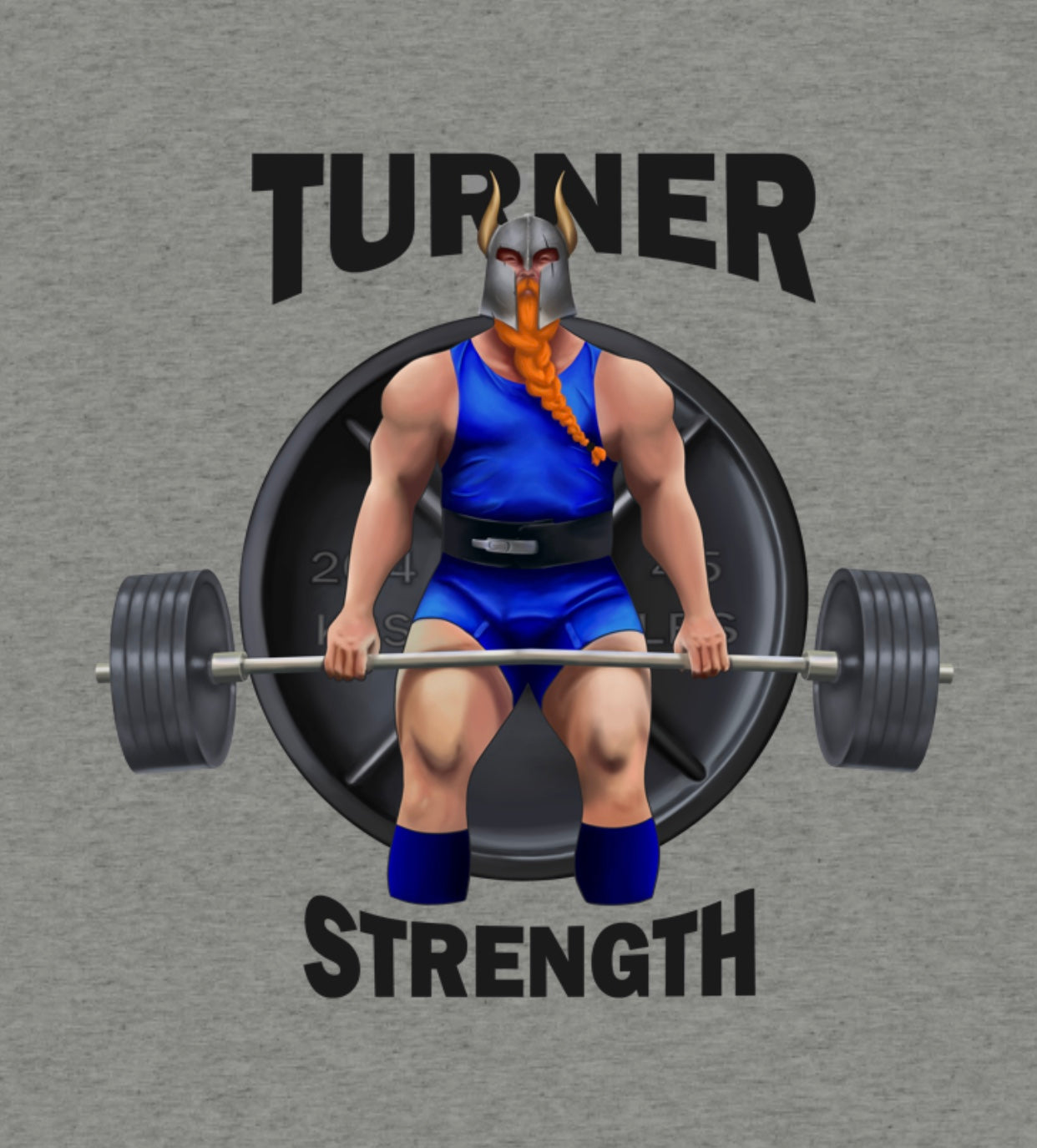 Turner Deadlifter Grey Short Sleeve T-Shirt