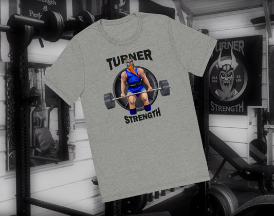 Turner Deadlifter Grey Short Sleeve T-Shirt