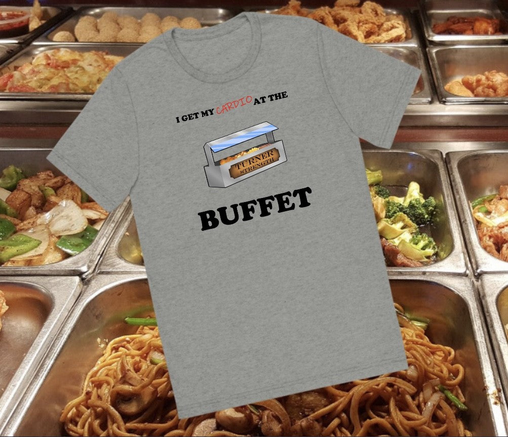 Cardio Buffet Grey Short Sleeve T-Shirt