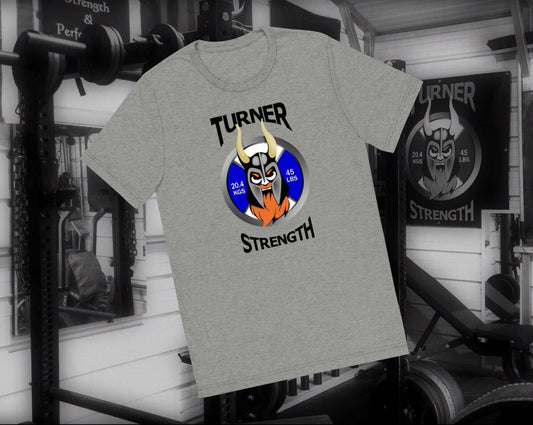 Turner Strength Logo Grey Short Sleeve T-Shirt