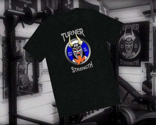 Turner Strength Logo Black Short Sleeve T-Shirt